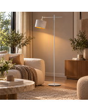 Lampa stojącą do czytania w salonie SERES VELUR