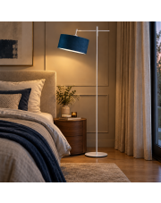 Lampa podłogowa do salonu MELTON VELUR