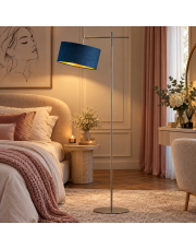 Regulowana lampa stojąca do czytania MELTON VELUR