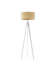 Drewniana lampa stojąca HAITI BOHO