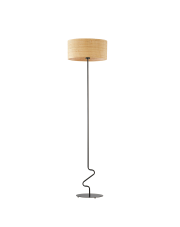 Lampa stojąca z rattanowym abażurem JERSEY BOHO