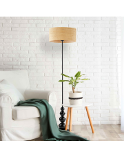 Rustykalna lampa stojąca do salonu ROMA BOHO