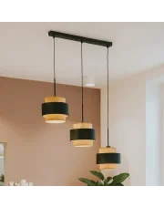 3-punktowa lampa wisząca w stylu boho BORNEO BOHO