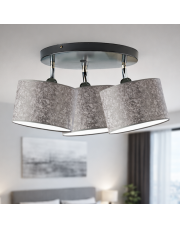 Designerski plafon sufitowy do salonu DAKOTA z regulacją kąta padania światła