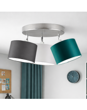 Regulowana 3-płomienna lampa sufitowa DAKOTA w nowoczesnym designie