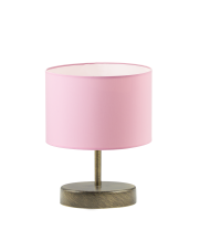 Różowa lampka nocna do pokoju dziewczynki AWINION lampka nocna przy łóżku