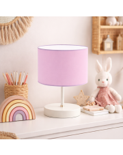 Lampka nocna dla dziewczynki AWINION nowoczesna lampka nocna z abażurem