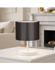 Brązowa lampka nocna do sypialni AWINION lampka stołowa dekoracyjna