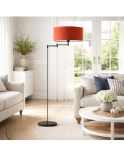 Nowoczesna lampa podłogowa z regulowanym ramieniem do salonu CANCUN