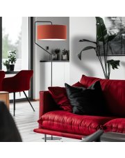 Nowoczesna lampa podłogowa do czytania w salonie TESALLIA