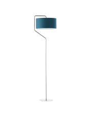 Elegancka lampa stojąca do salonu z abażurem TESALLIA