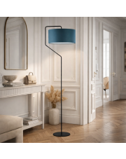 Elegancka lampa stojąca na przedpokój z abażurem TESALLIA