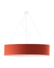Nowoczesna lampa wisząca PORTO fi - 100 cm - kolor rdzawy
