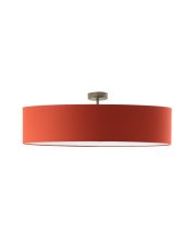 Designerski plafon do salonu GRENADA  fi - 80 cm - kolor rdzawy