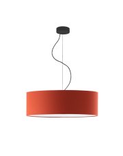 Designerska lampa wisząca do pokoju dziennego HAJFA fi - 60 cm - kolor rdzawy