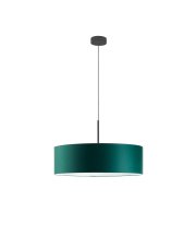 Lampa wisząca z regulacją SINTRA fi - 60 cm - kolor zieleń butelkowa