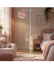 Regulowana lampa podłogowa SERES VELUR