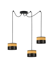 Trzypunktowa lampa wisząca pająk WAIKIKI W3 DUAL