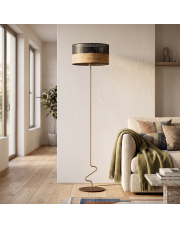 Designerska lampa stojąca do salonu JERSEY DUAL