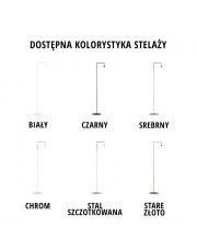 Piękna lampa podłogowa do salonu BOLIVIA DUAL