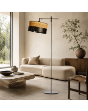 Regulowana lampa stojąca do czytania MELTON DUAL w stylu skandynawskim