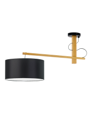 Lampa wisząca drewniana FOGGIA z regulowaną wysokością