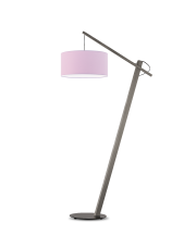 Nowoczesna lampa stojąca drewniana do pokoju dziecka TORINO