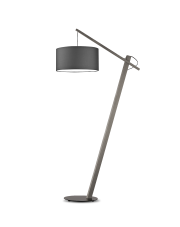 Lampa stojąca drewniana TORINO