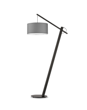 Drewniana lampa podłogowa do salonu TORINO
