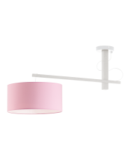 Lampa wisząca do pokoju dziecięcego FOGGIA drewniany stelaż 