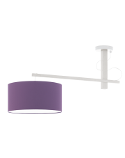 Lampa wisząca na drewnianym stelażu do salonu FOGGIA 