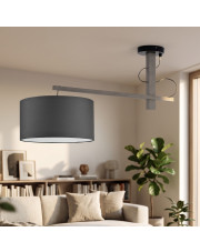 Designerska lampa drewniana do salonu FOGGIA