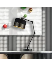 Lampa stołowa czarna glamour ASMARA GLAM 