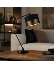 Lampa stołowa czarna glamour ASMARA GLAM 