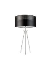 Elegancka lampa stołowa glamour do salonu ALTA GLAM na metalowym trójnogu