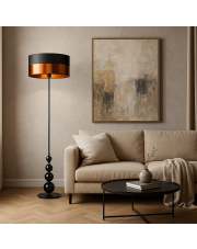 Dekoracyjna lampa stojąca do salonu w stylu glamour ROMA GLAM