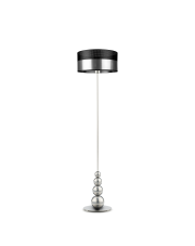 Dekoracyjna lampa stojąca do salonu w stylu glamour ROMA GLAM