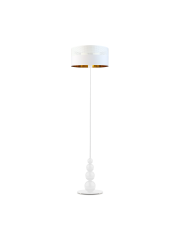 Dekoracyjna lampa stojąca do salonu w stylu glamour ROMA GLAM