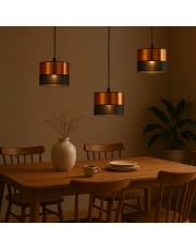 3-punktowa lampa wisząca pająk WAIKIKI W3 GLAM z regulacją rozpiętości ramion