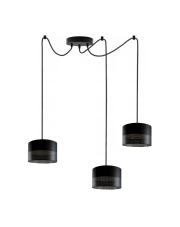 3-punktowa lampa wisząca pająk WAIKIKI W3 GLAM z regulacją rozpiętości ramion