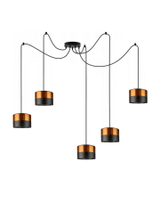 5-punktowa lampa wisząca pająk WAIKIKI W5 GLAM 