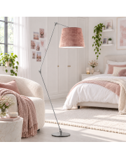 Regulowana lampa stojąca MANILA VELUR