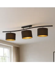Regulowana 3 punktowa lampa sufitowa na listwie CARTAGENA GOLD
