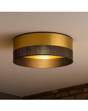 Lampa sufitowa złoty plafon glamour DUBAJ GLAM fi - 40 cm