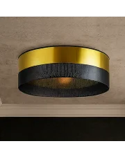 Złoty plafon sufitowy do salonu DUBAJ GLAM fi - 60 cm