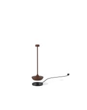 Lampka HoReCa LED bezprzewodowa DECA corten - efekt rdzy