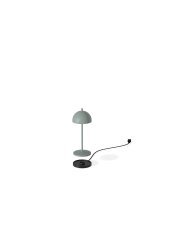 Lampka bezprzewodowa FIORE MICRO szaro-zielony matowy
