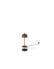 Lampka przenośna FIORE MICRO corten - efekt rdzy