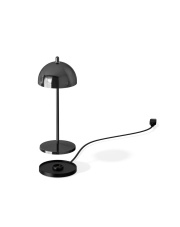 Lampka mobilna stołowa FIORE MICRO kosmiczny szary chrom 6 sztuk/komplet