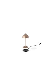 Lampka z akumulatorem FIORE MICRO szczotkowany brąz